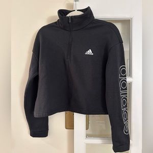 Adidas Cropped Quarter Zip